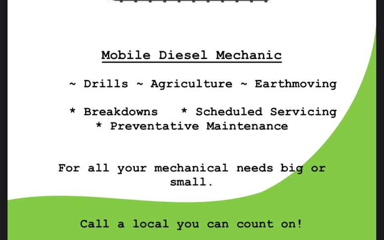 Mobile Diesel Mechanics