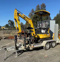 Micro Excavator for Hire in Rutherford