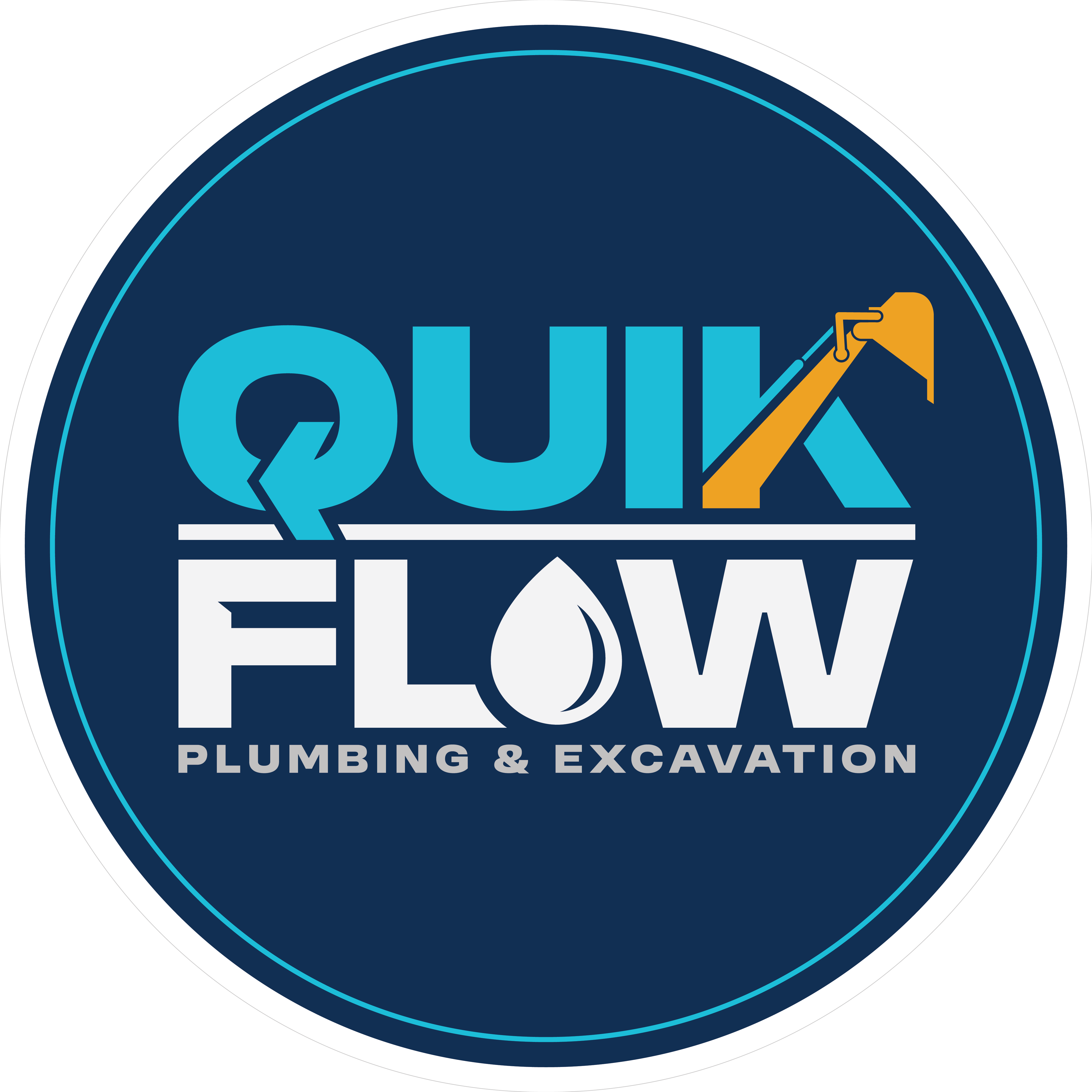 Logo of Quik Flow Plumbing & Excavation Pty Ltd