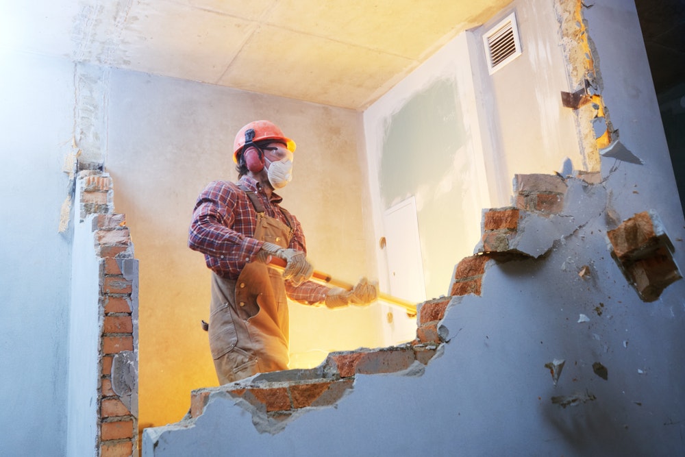 Professional demolition works