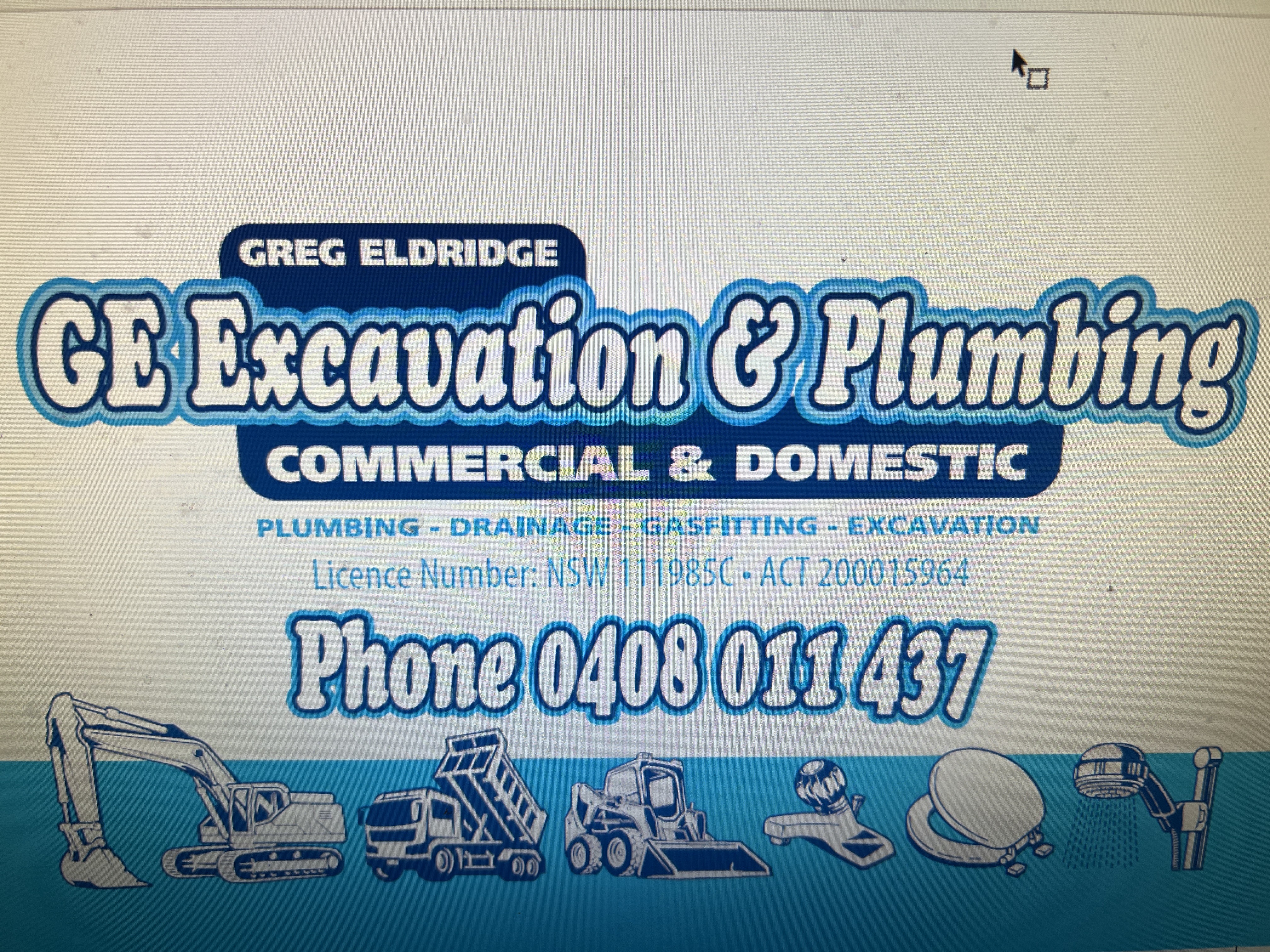 Logo of GE Excavations & Plumbing PTY LTD