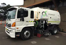 Small or Ride On Street Sweeper for Hire in Ingleburn